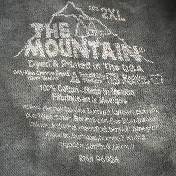 The Mountain Alien Graphic Tee Roswell New Mexico 2XL Tie-Dye T-Shirt - Picture 9 of 10